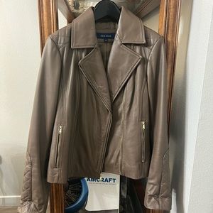 COLE HAAN leather jacket.New without tags